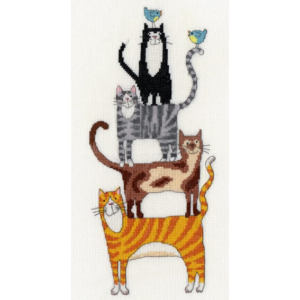 Bothy - Cat Stack - X-Stitch
