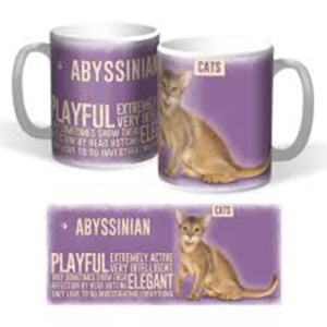 Porslin Mugg - The Metal Sign Co - Abyssinian