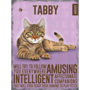 The Metal Sign Co - Mini - Tabby