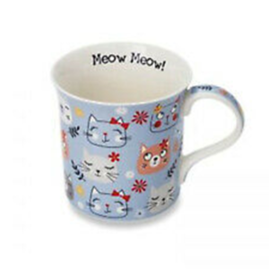 Porslin Mugg - Meow Meow