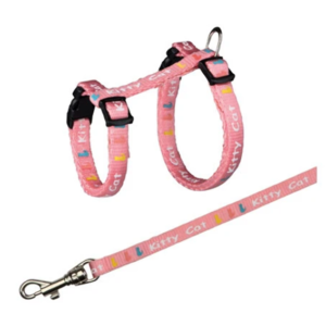 Trixie - kittensele+koppel - Rosa