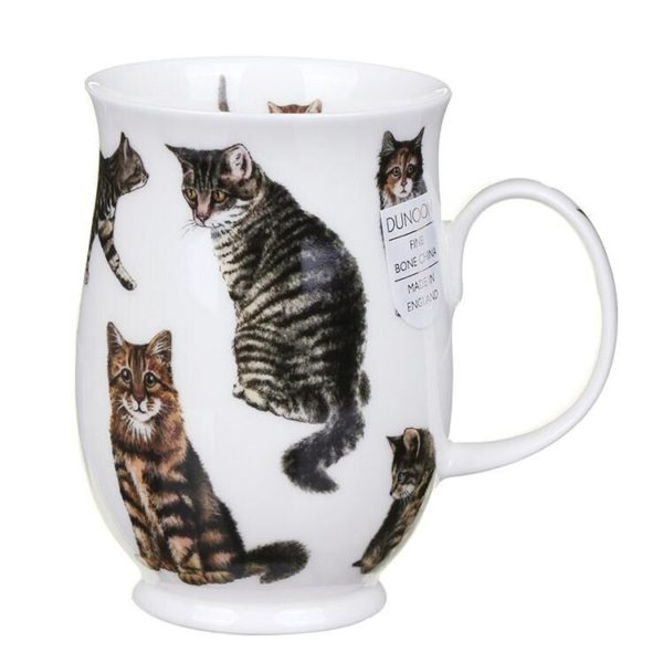 Porslin Mugg - Dunoon - Cats Tabby - 0.31L