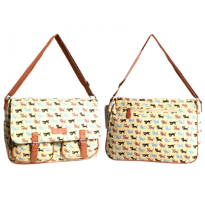 Bag - Väska - Metro - Canvas Shoulder Bag - Large Beige