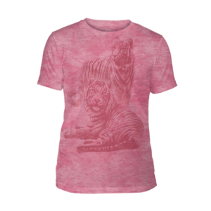 T-Shirt - Monotone Tigers - Pink