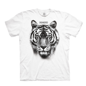 T-Shirt - Tiger Endangered - White