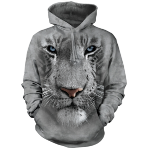 Hoodie - White Tiger