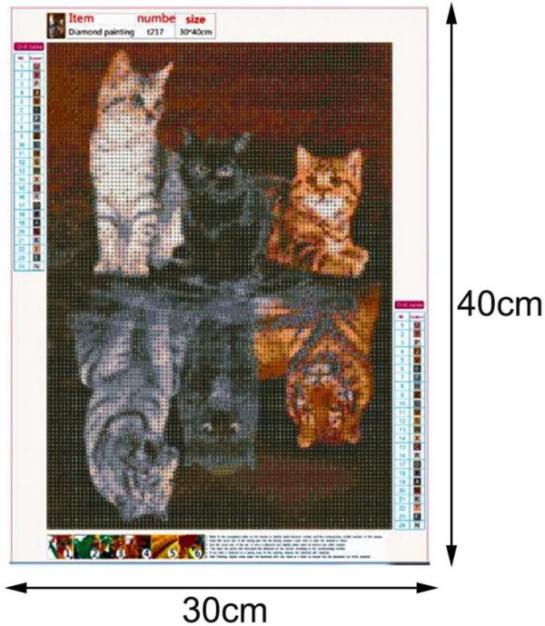 Painting - Diamond Painting - Cat and Tiger - Bild 2