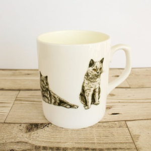 Porslin Mugg - Gemma Keith - British Blue