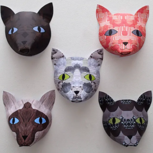 Cat Decorations Kit by Black Rabbit