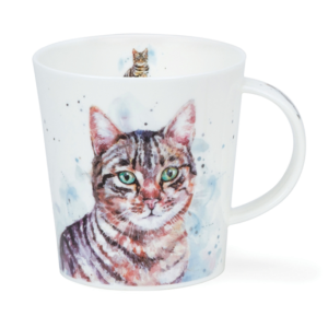 Porslin Mugg - Dunoon - Pawtraits Tabby - 0.32L