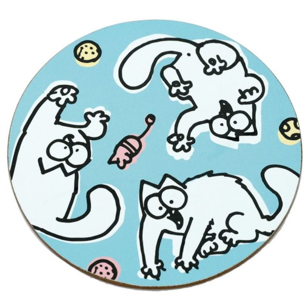 Porslin Mugg - Simon's Cat - mugg & Underläggsset - Blå - Bild 2