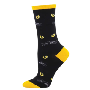 Strumpor - Socksmith - Cats Eyes - Yellow/Black 36-41