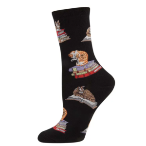 Strumpor - Socksmith - Cats on Books - 36-41