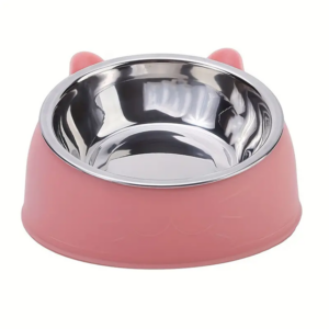 Skål 15 Degrees Raised - Stainless Steel - rosa