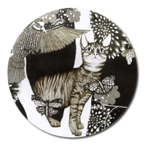 Grytunderlägg Katten - Nadja Wedin Design - 21cm