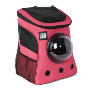 Travel Cat - Cat Backpack - in Deep Rose Pink