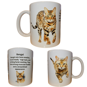 Porslin Mugg - Cat Breeds - Bengal