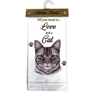 Kökshandduk - E&S - Silver Tabby