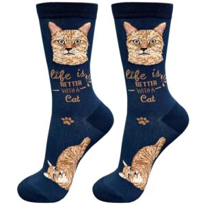 Strumpor – Life is Better – Rödtabby – 36–41