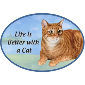 Kylskåpsmagnet – E&S Pets – Tabby Orange