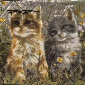 Servetter – Kittens – Pixie Design – 33 × 33 cm