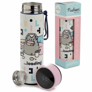 Termosflaska - Pusheen Cat Gaming – Digital Termometer – 450 ml
