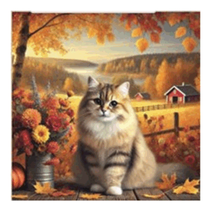 Servetter – Kattunge – Pixie Design – 33 × 33 cm