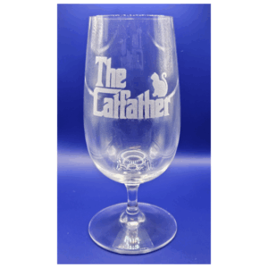 Graverat Ölglas – The Catfather – 48 cl