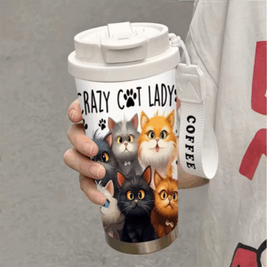Termosmugg – Crazy Cat Lady – 560 ml