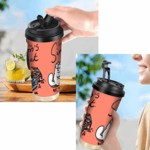 Termosmugg – Simon’s Cat – Röd – 530 ml