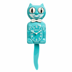 A19. Kit-Cat Klock – Vibrant Blue Turquoise – Limited Edition