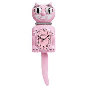 A18. Kit-Cat Klock – Retro Pink Edition - Lady Klock