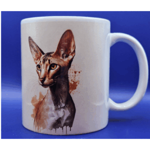Mugg – Vattenfärg – Orientalisk 1 – Porslin – 325 ml