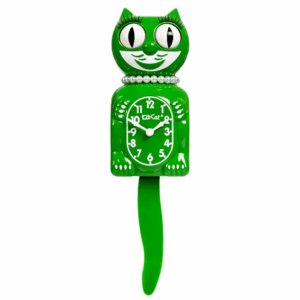 A12. Kit-Cat Klock –  Classic Green Lady – Limited Edition