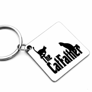 Nyckelring – Kattbutiken – Cat Dad “The Catfather”