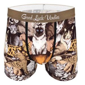 Boxershorts – Good Luck Undies – Social Cats