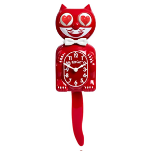 A08. Kit-Cat Klock – Classic Red Heart Eyes (Limited Edition)
