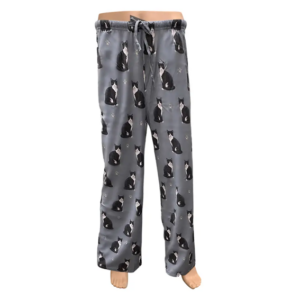 Pyjamasbyxor – E&S – Svart & Vit (M)