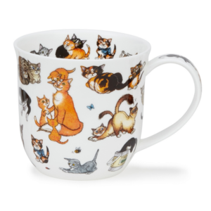 Mugg i Fine Bone China – Kitty Katz – Dunoon Cumbrae – 450 ml