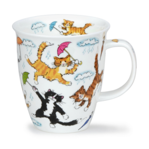 Mugg i Fine Bone China – Raining Cats – Dunoon Nevis – 480 ml