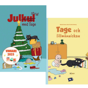 Bokpaket: Två signerade böcker om Tage